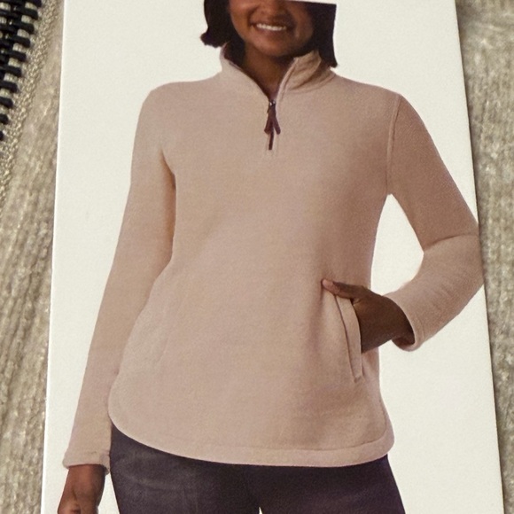 32 Degrees Jackets & Blazers - 32 DEGREE HEAT QUARTER ZIP 1/4 Zip TAN COZY